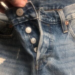 Levi's Classic Blue Jeans Button Fly